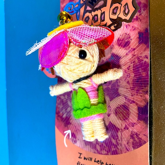 WATCHOVER VOODOO DOLL NWT BLOSSOM LUCKY CHARM DESTINED FOR GREATNESS 3” - Picture 3 of 10